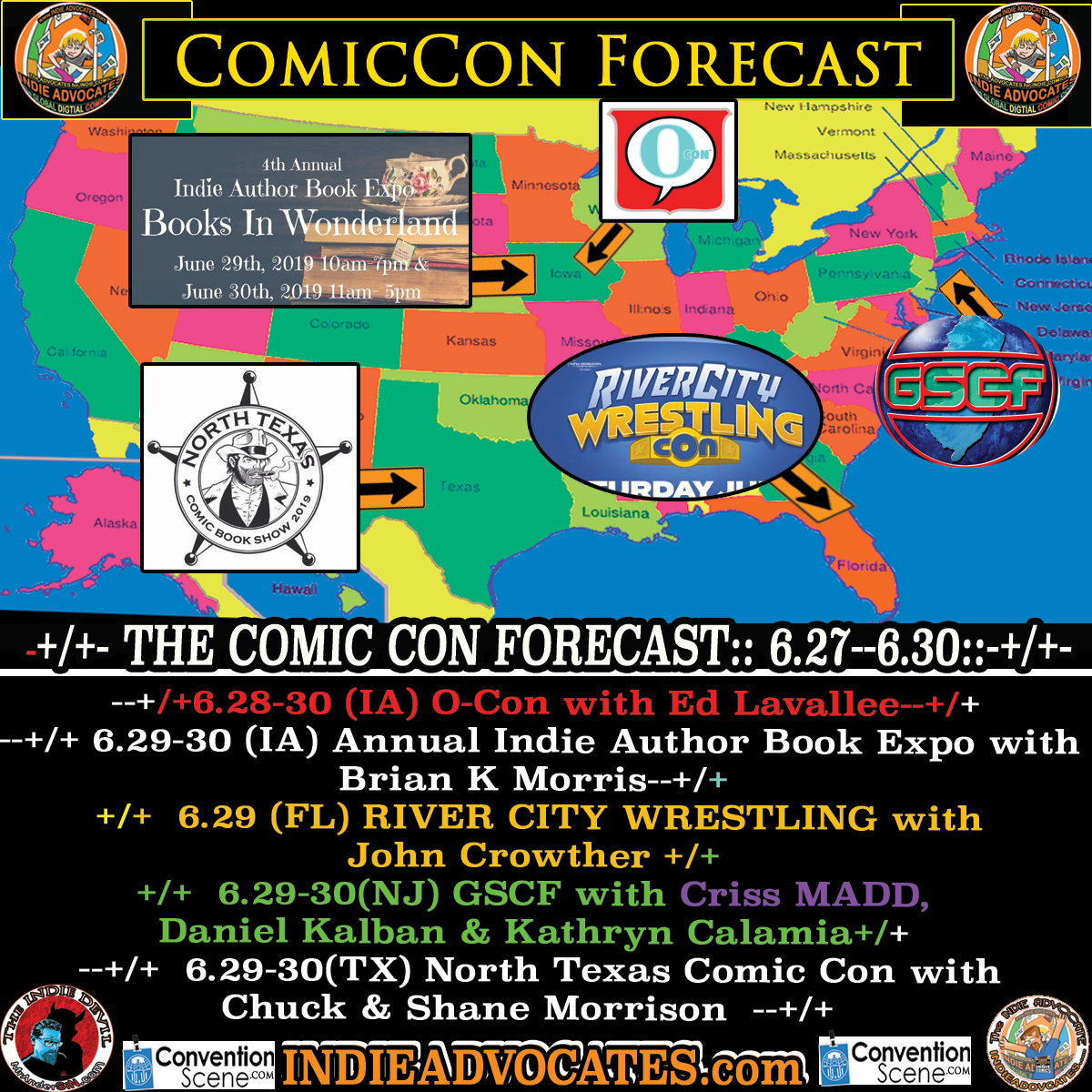 THE COMIC CON  FORECAST:: June 27th-30th::