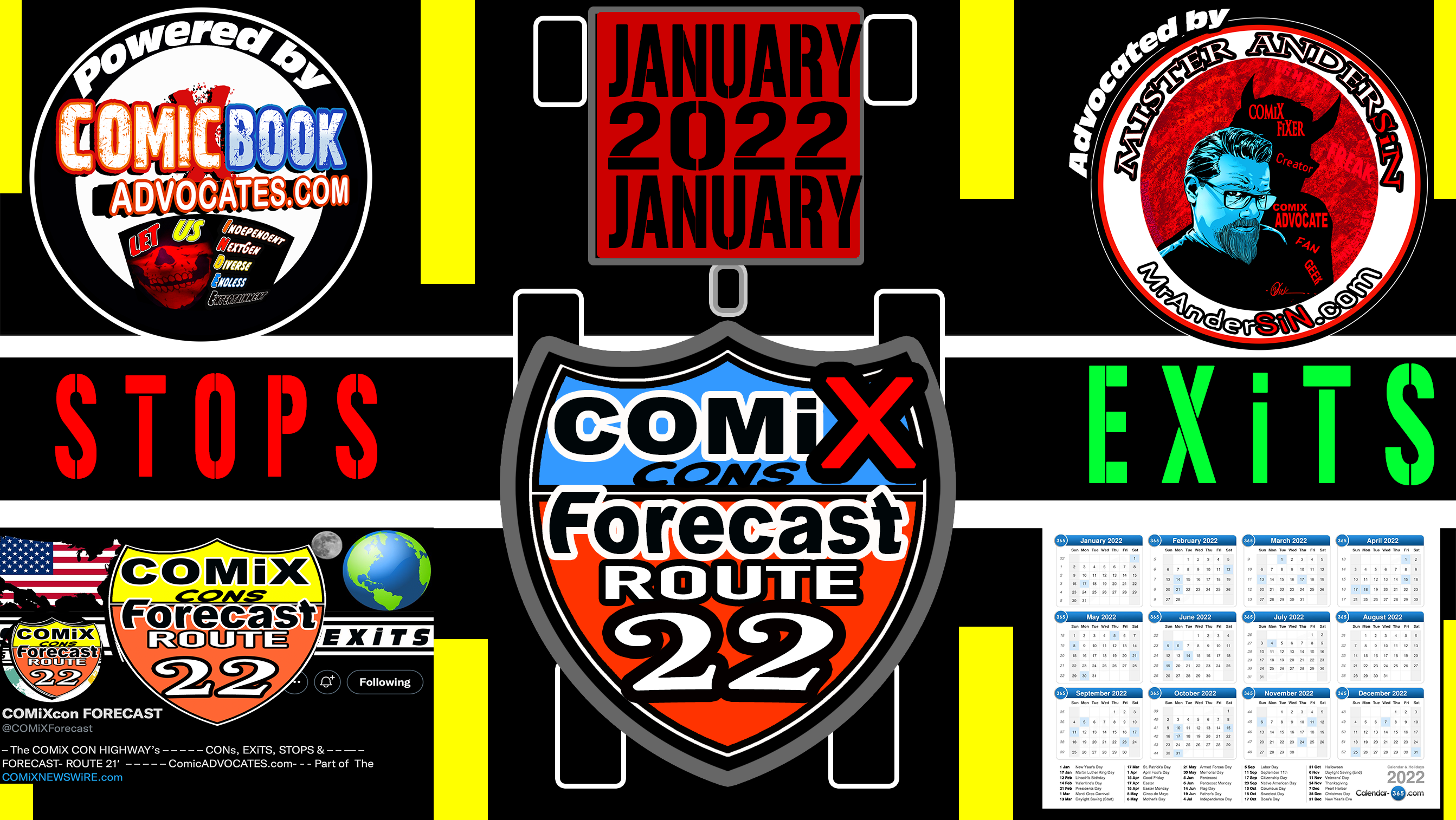 COMiXcon FORECAST for THE LAST WEEK WEEK Jan 2022