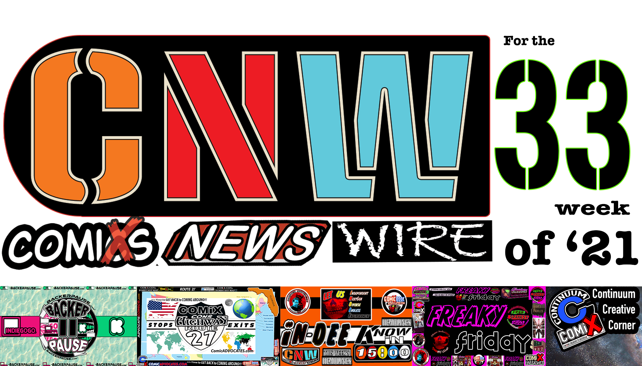 Week 33 of ’21-This Week in COMiX STREAMS.  THE COMiX NEWS WiRE.