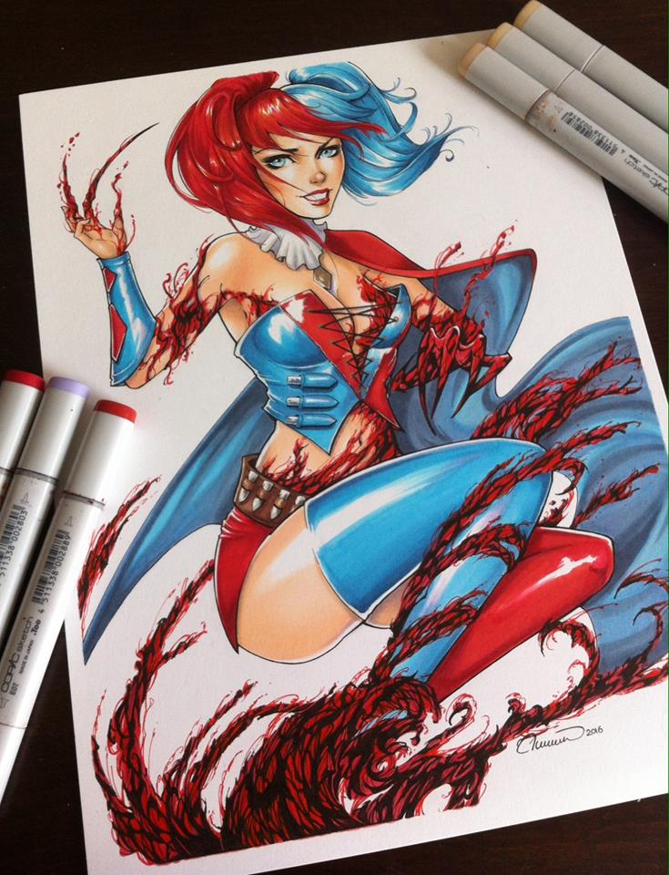 Art for the Day: Collette Turner, Suicide Squad Inspired