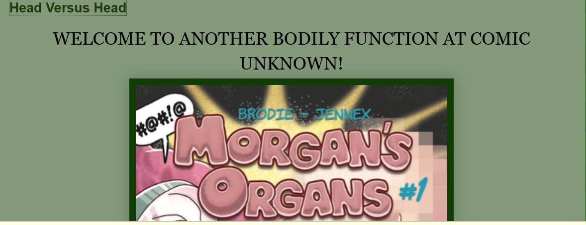 WSN NEWS: Comic Unkown Review of Morgans Organs