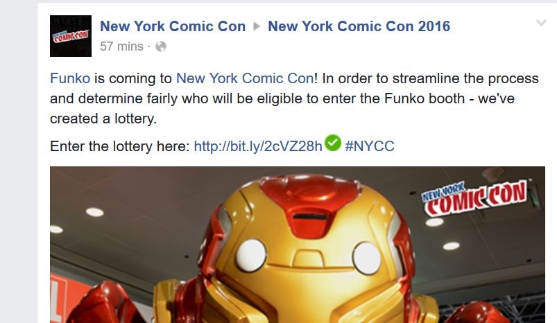 WSN NEWS:: NYCC and Funko