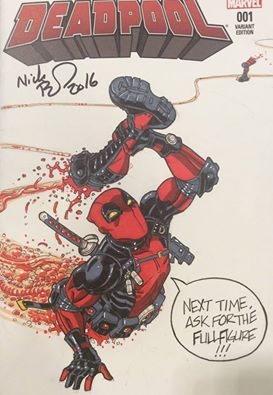 Art of the Day Deadpool loses a leg