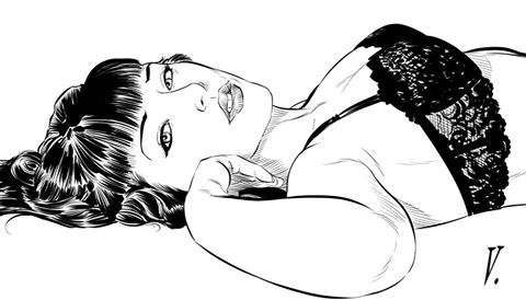 Art of the Day Sunday Seduction, a battle Breaks out and some more Goofy Fruits