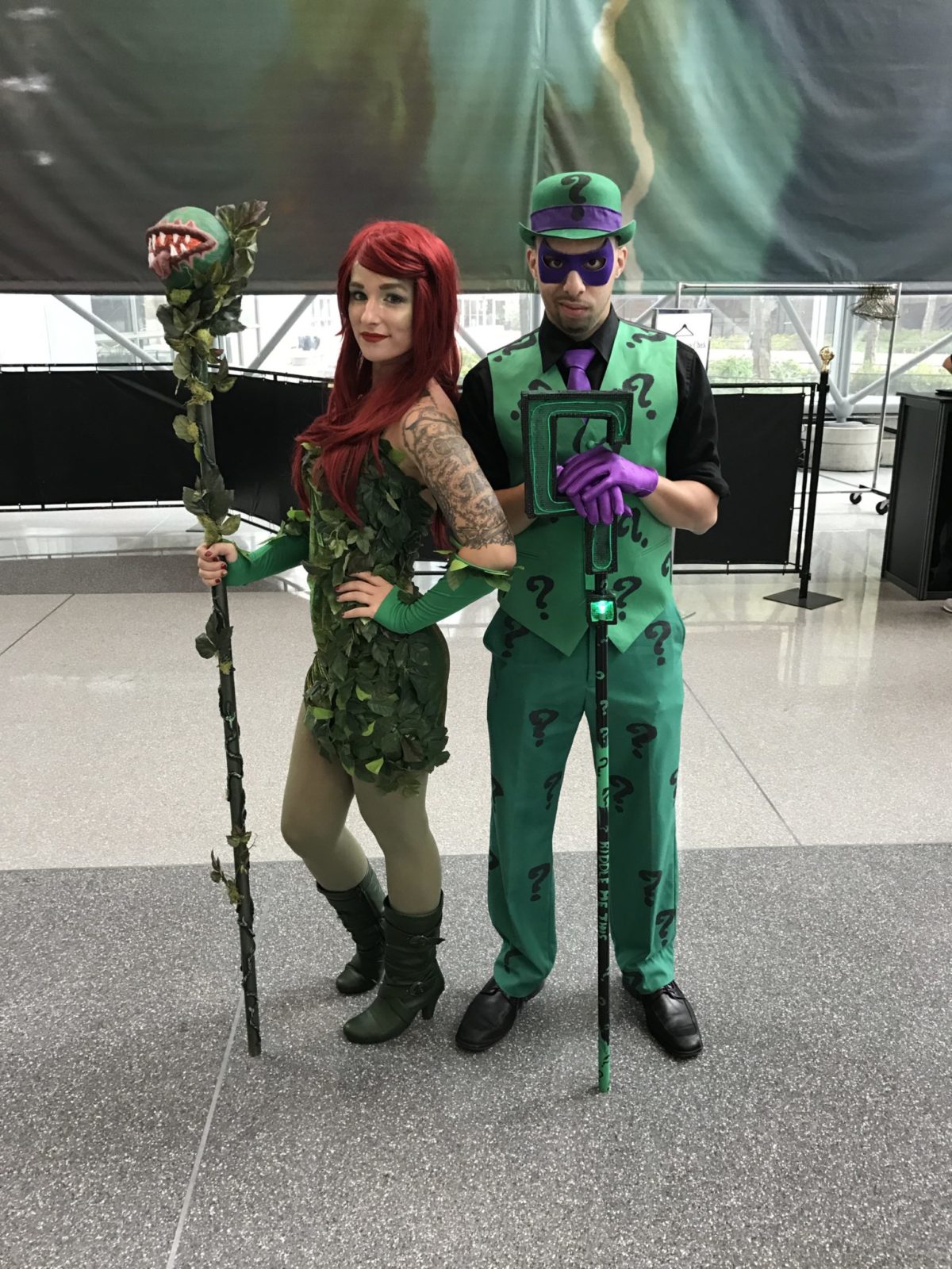 A Devious duo kicks off CosView day 3 NYCC  .THROW BACK to 2016