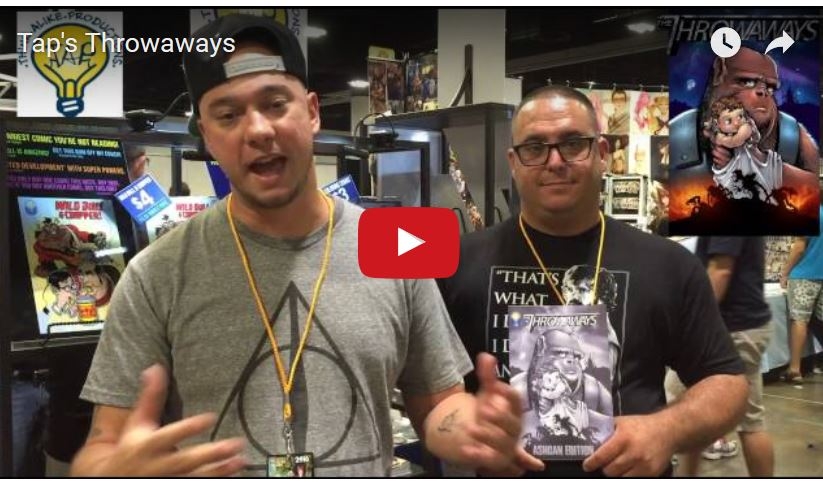 Art of the Day: A SPECIAL LOOK at the THROWAWAYS KICKSTARTER and  a Special  Video Message from the creators  .THROW BACK to 2016