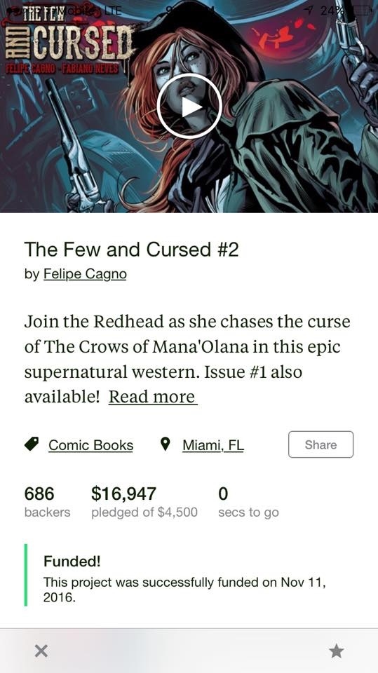 WSN NEWS:: Felipe is now a indie Rock Star with 700 supporter bring his Cruse to life