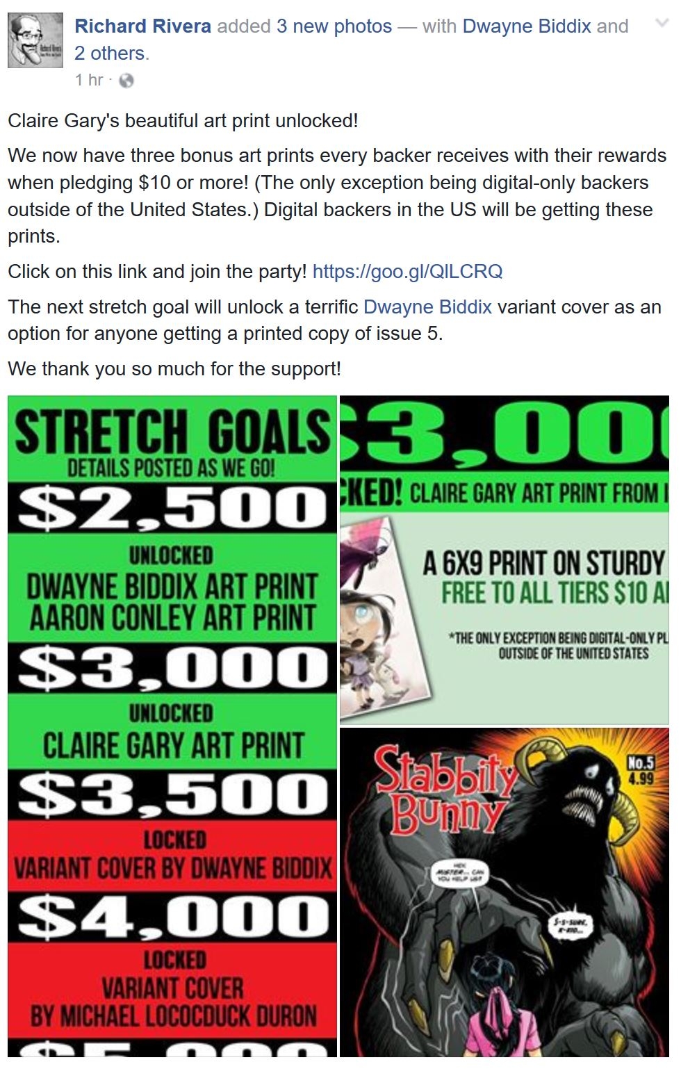 Stab into these stretch goals!!!!!
