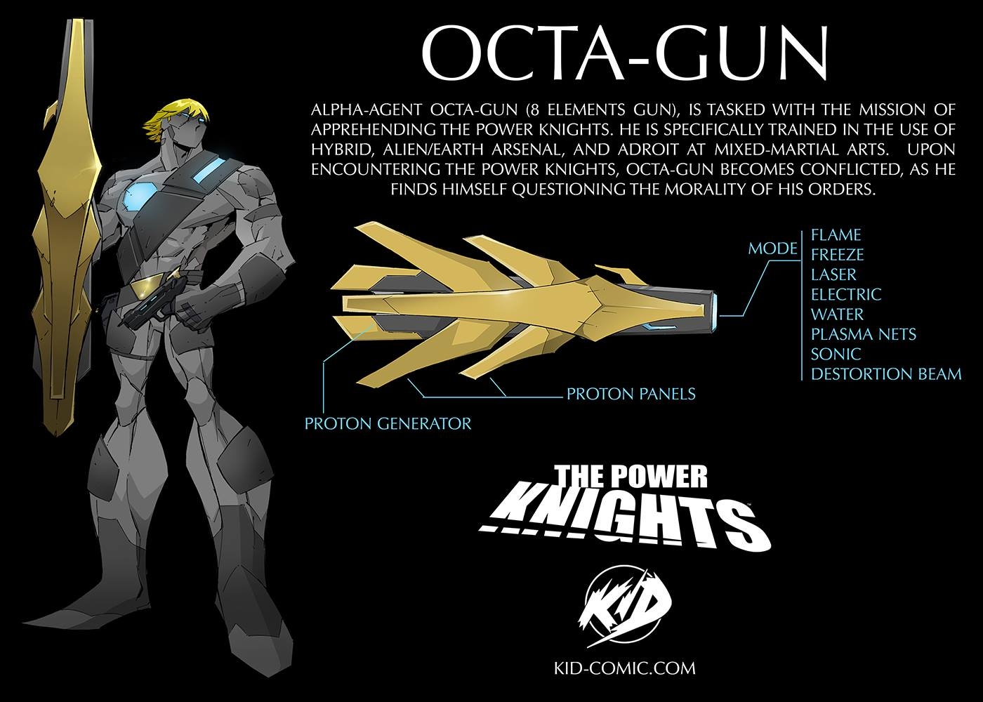 TBT Jones Presents  The Power Knights: Unbounded 3 Kickstarter, Produce it and spread the word. TBT