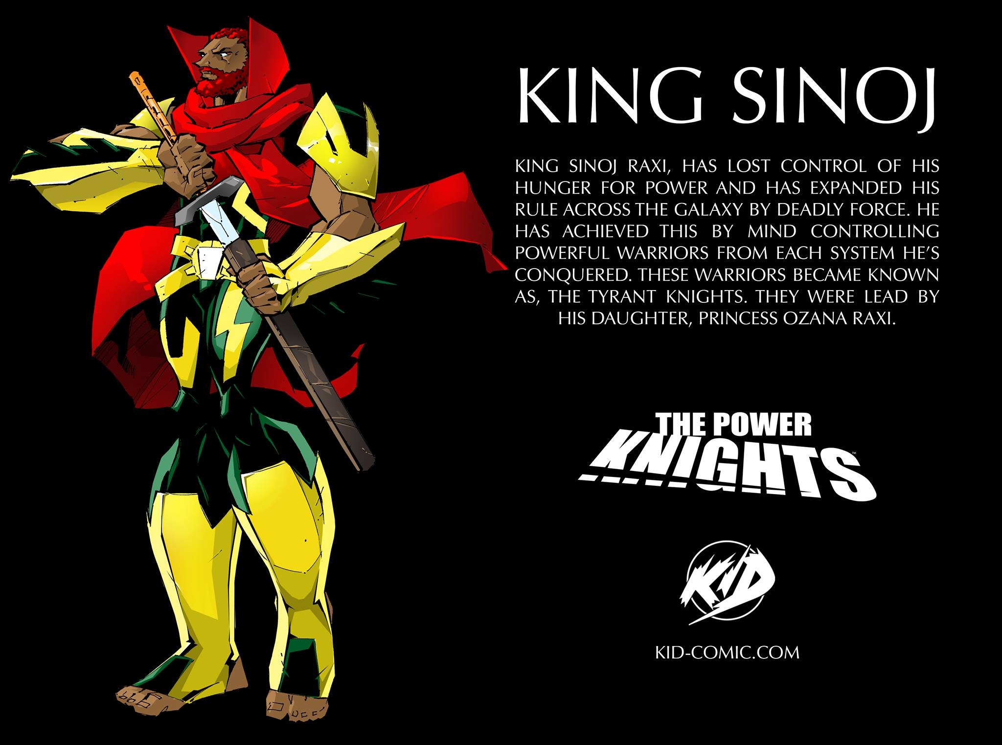 Jones Presents  The Power Knights: Unbounded 3 Kickstarter, Produce it and spread the word.