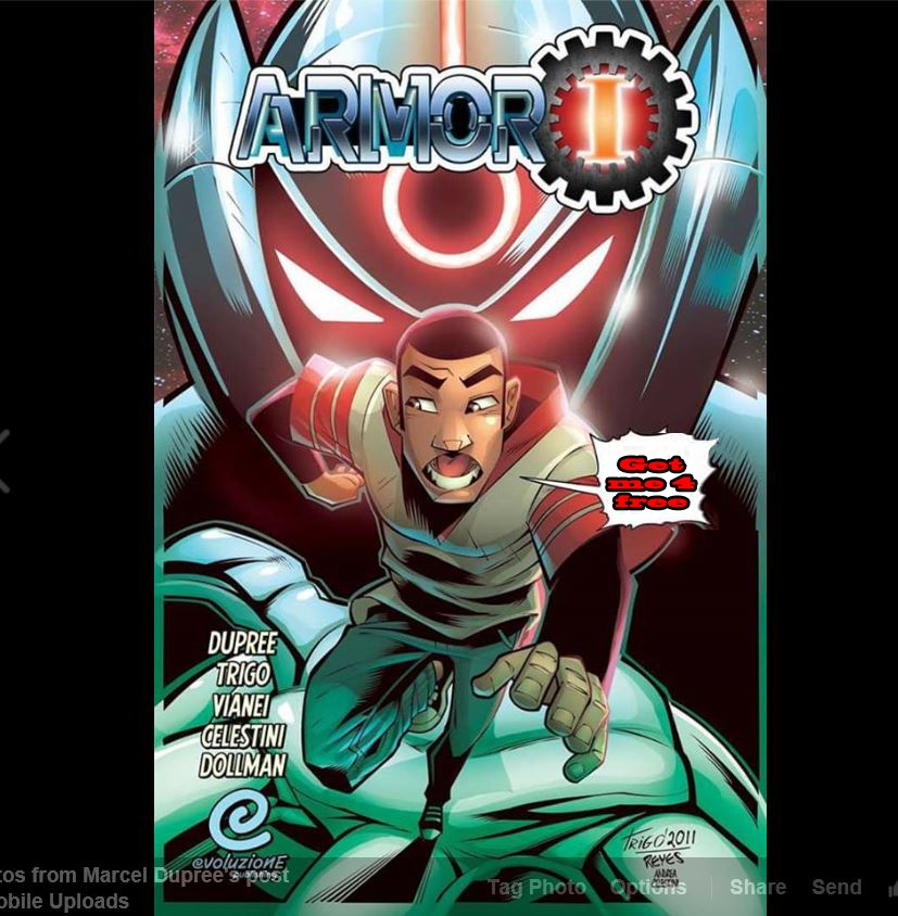 Free Comic Alert being offered by Marcel Dupree