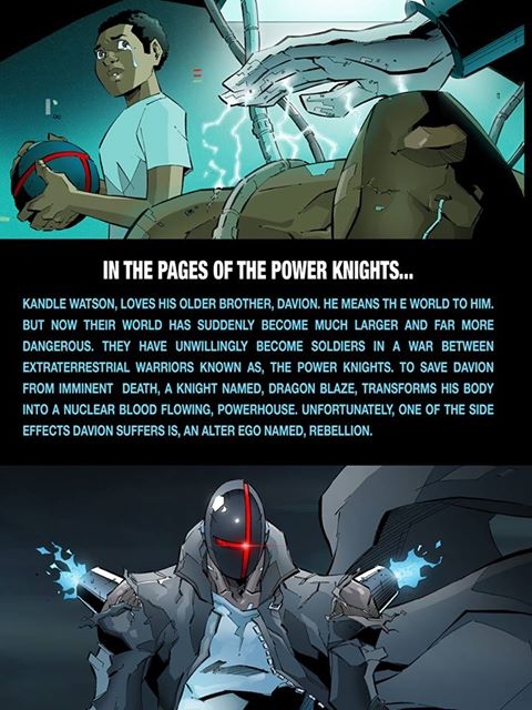 The Power Knights Creator Keithan Jones give us insight