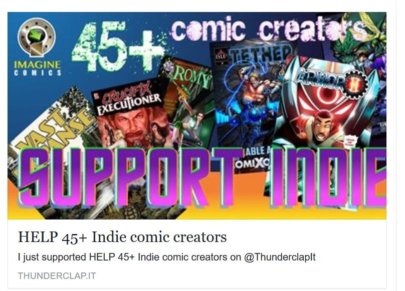 HELP ME PROMOTE and Support 45+ Indie Comic Book creators and publishers