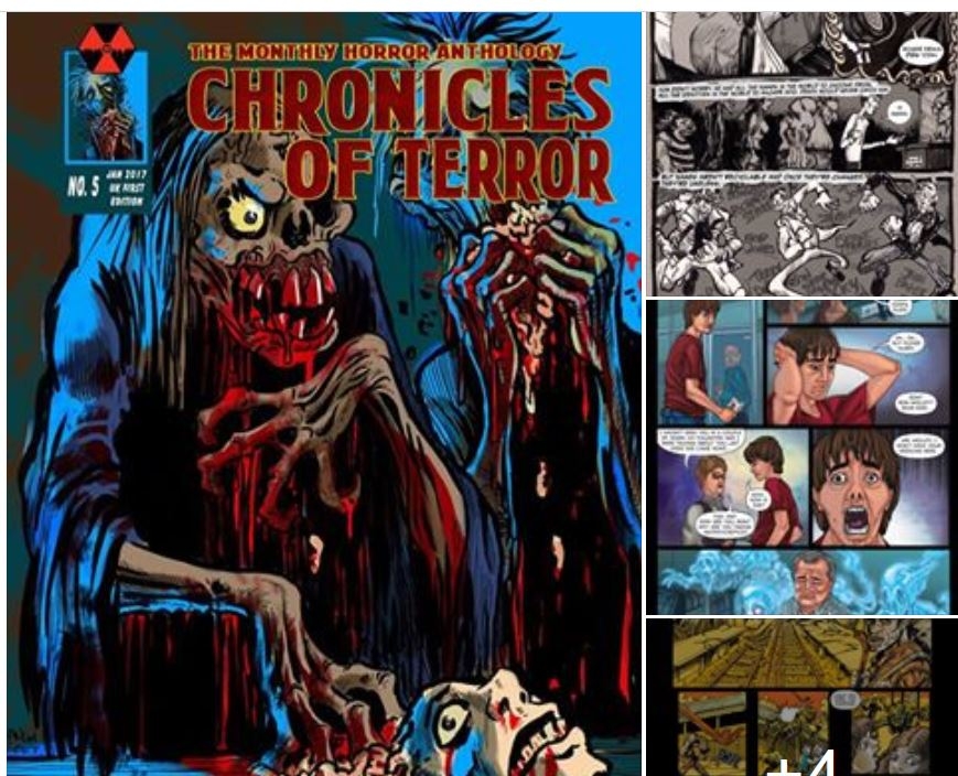 The Chronicles of Terror issue 5 is coming.  RUN.. to the online store next week