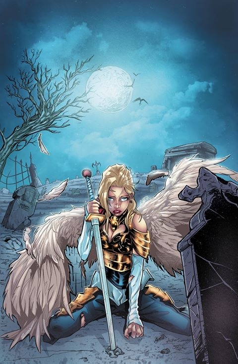 Angelic Art for Friday brought to us  by Divine Retribution Issue #2