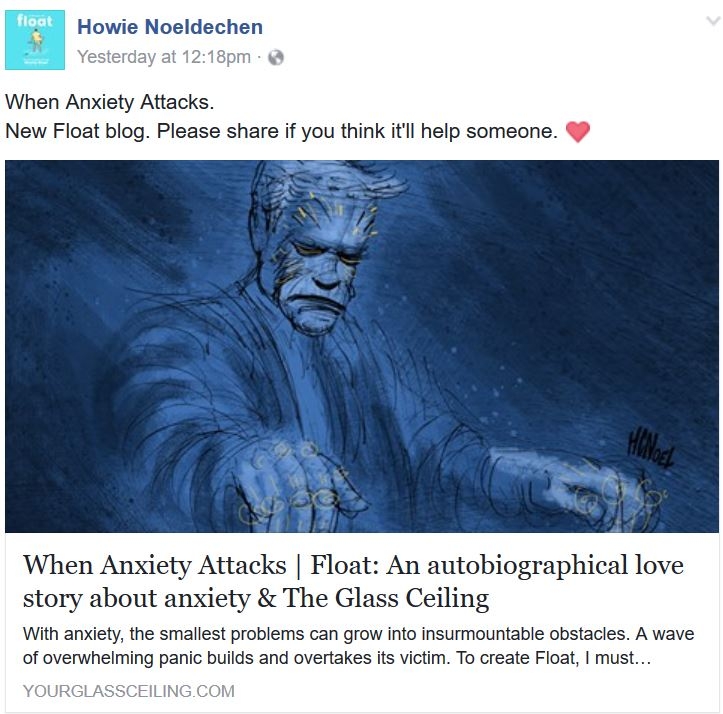 When Anxiety Attacks. New Float blog. Please share if you think it’ll help someone.