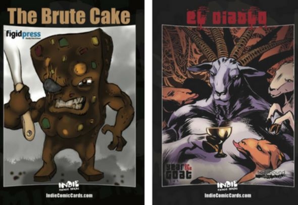 Trading Card Set of Today’s Best Indie Comic Book Characters