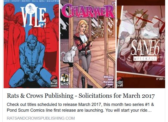 Here’s our March Solicitations including all our releases coming this month
