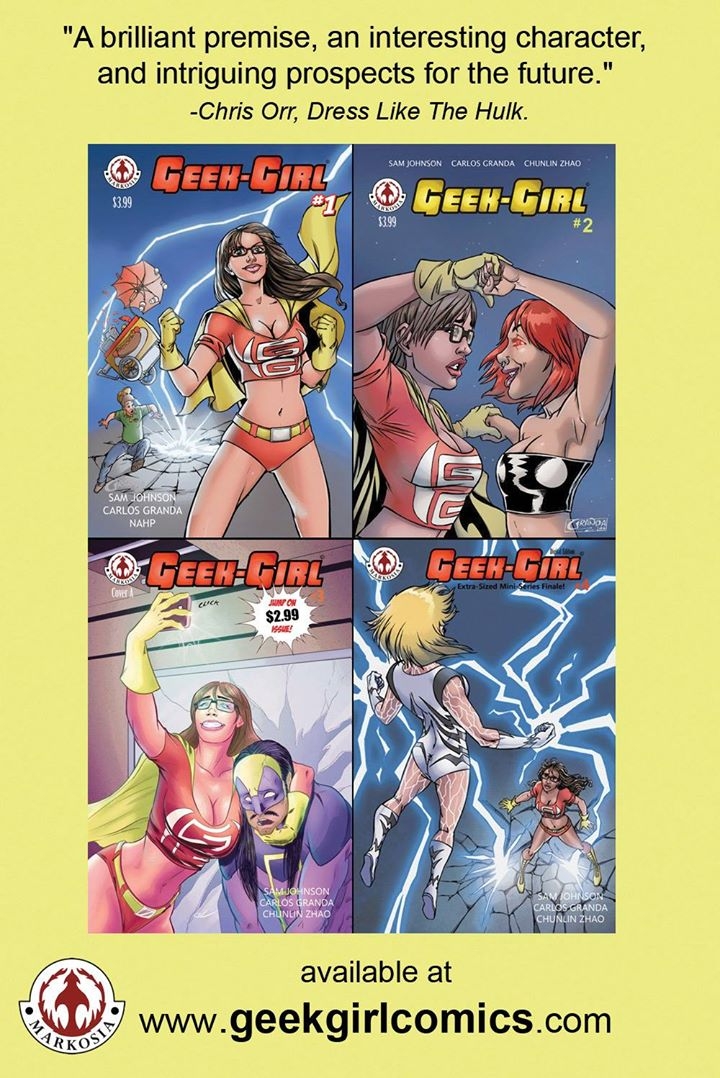 Get on broad with Geek Girl and see how being super wont stop you from being a klutz