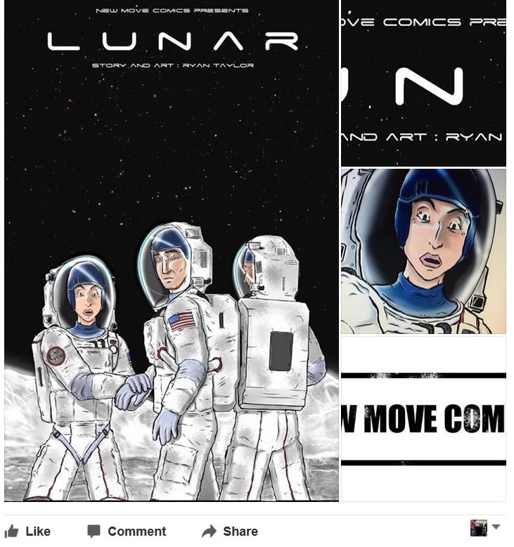 L.U.N.A.R.  is about to Land as New Movie Comics 1st release