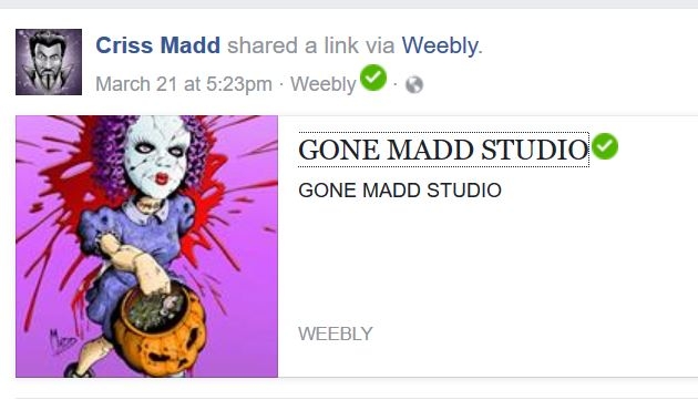 Check out Criss Madds Website and you’ll See why you need to be a fan