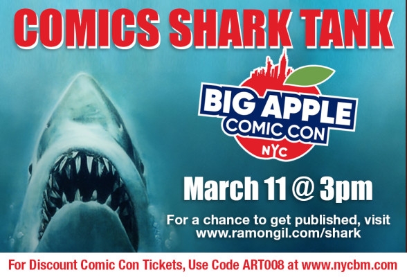 Have a Book to Pitch??  Go to Big Apple Comic Con