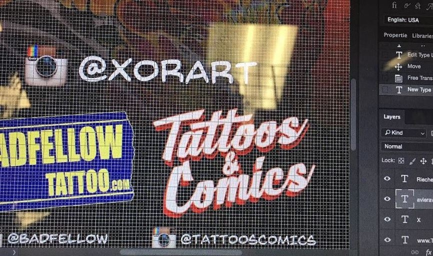 “Oye, lets go make some comix, bro”- Tattoo and Comic how much more can you ask for?
