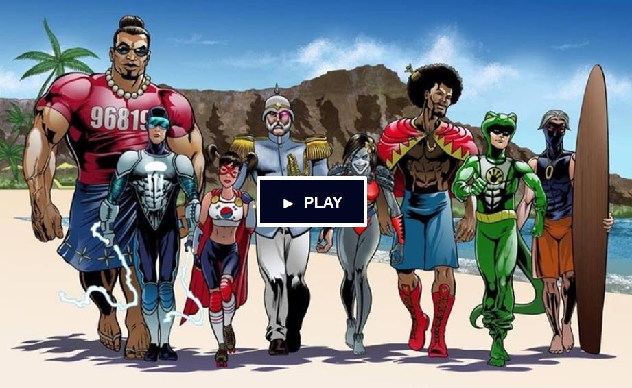 AUMAKUA #4  The Fourth Exciting Issue about a team of SUPER HEROES from HAWAII. Also featuring Hawaii’ first super hero PINEAPPLEMAN!