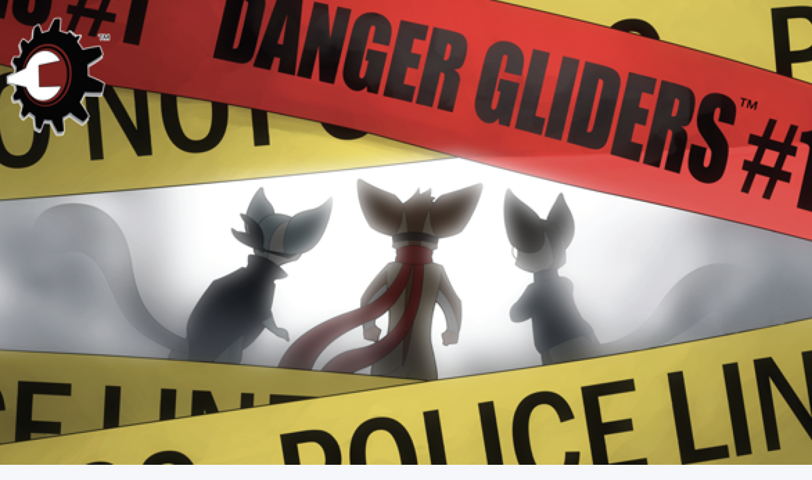 The Danger Gliders are Here! Dive into adventure with the DANGER GLIDERS! – a trio of scientifically enhanced super marsupials!  .  .