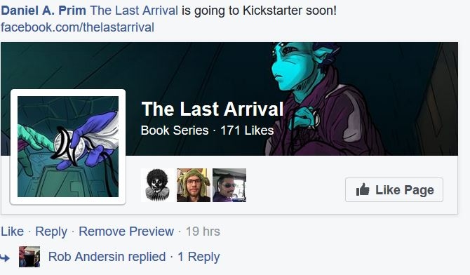 Arriving soon on KICKSTARTER: The Last Arrival  .  .