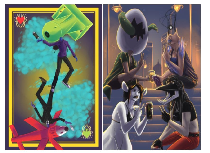 WARHEAD is a darkly surreal story about Adam, a graffiti artist in London who has a giant, acid green atom bomb for a head.