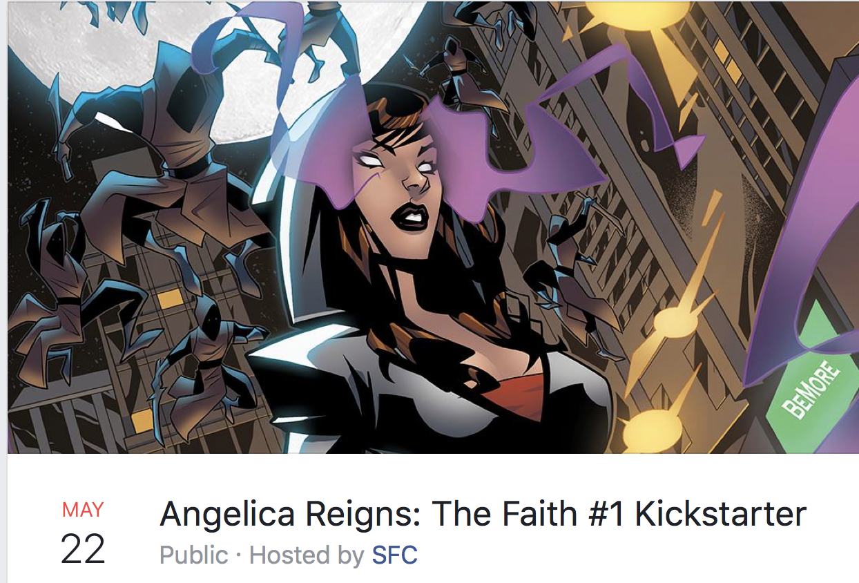 Angelica Reigns #1 Has Launched off of Kickstarter