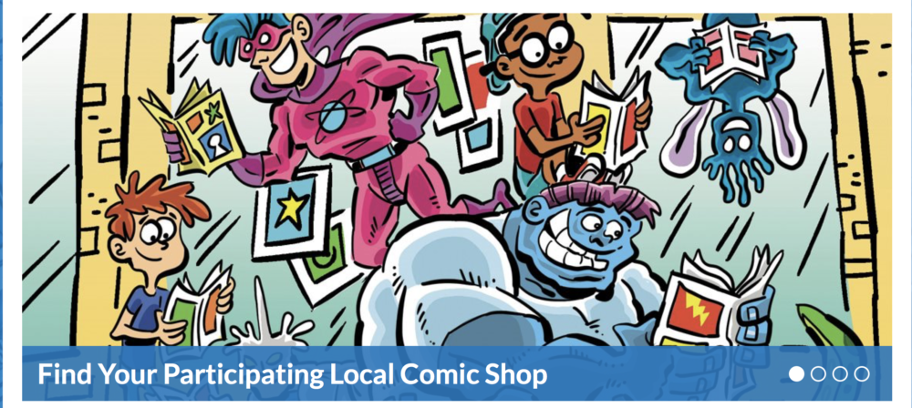 FREE COMIC BOOK DAY ROAD MAP