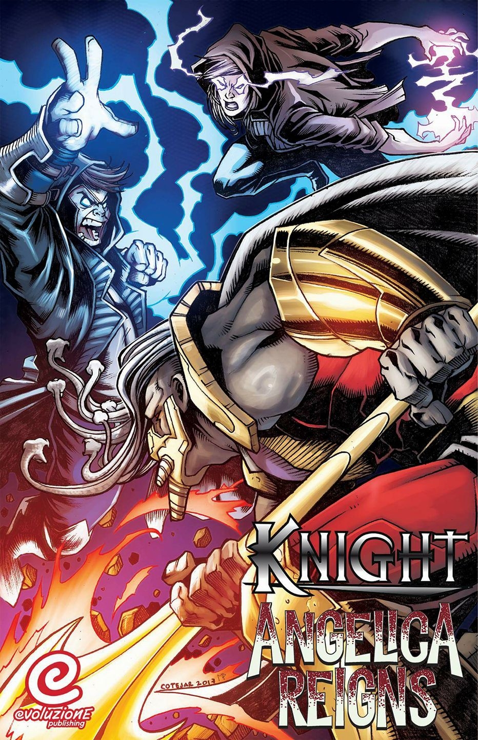 SFC’s Angelica Reigns and  Guido Martinez’s Knight are Teaming up for a KICKSTARTER CROSS OVER