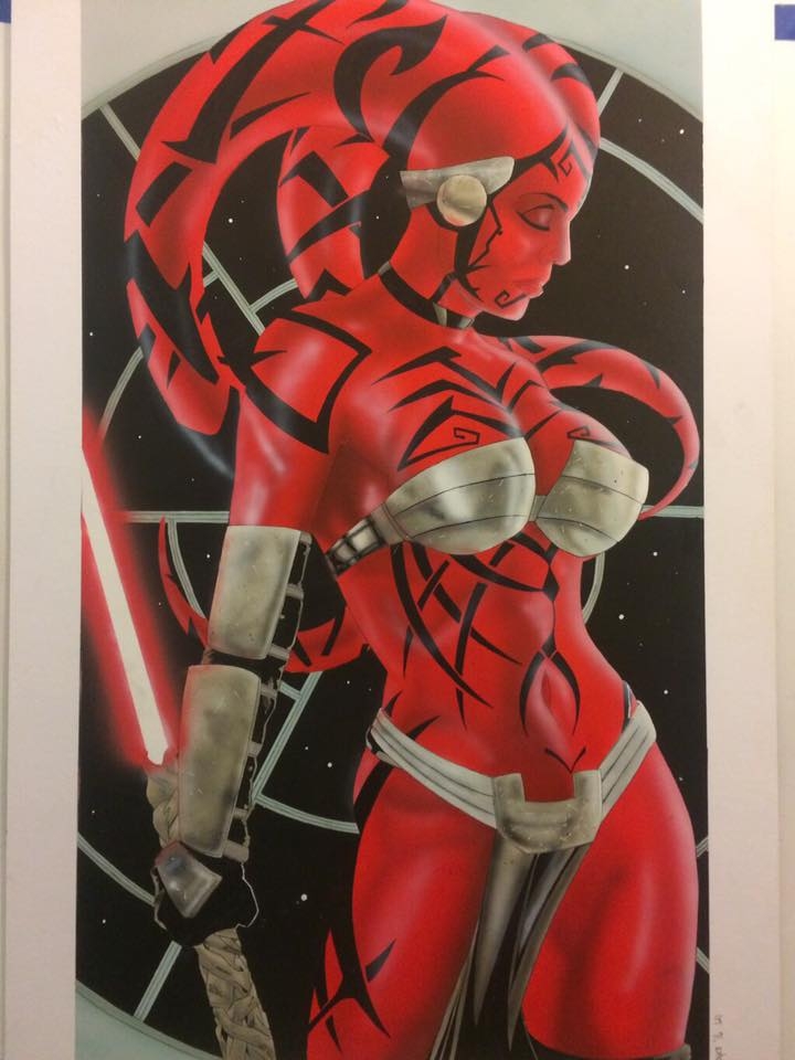 FAN ART For July 4th Clebreation Yancey Voges  give us Darth Talon