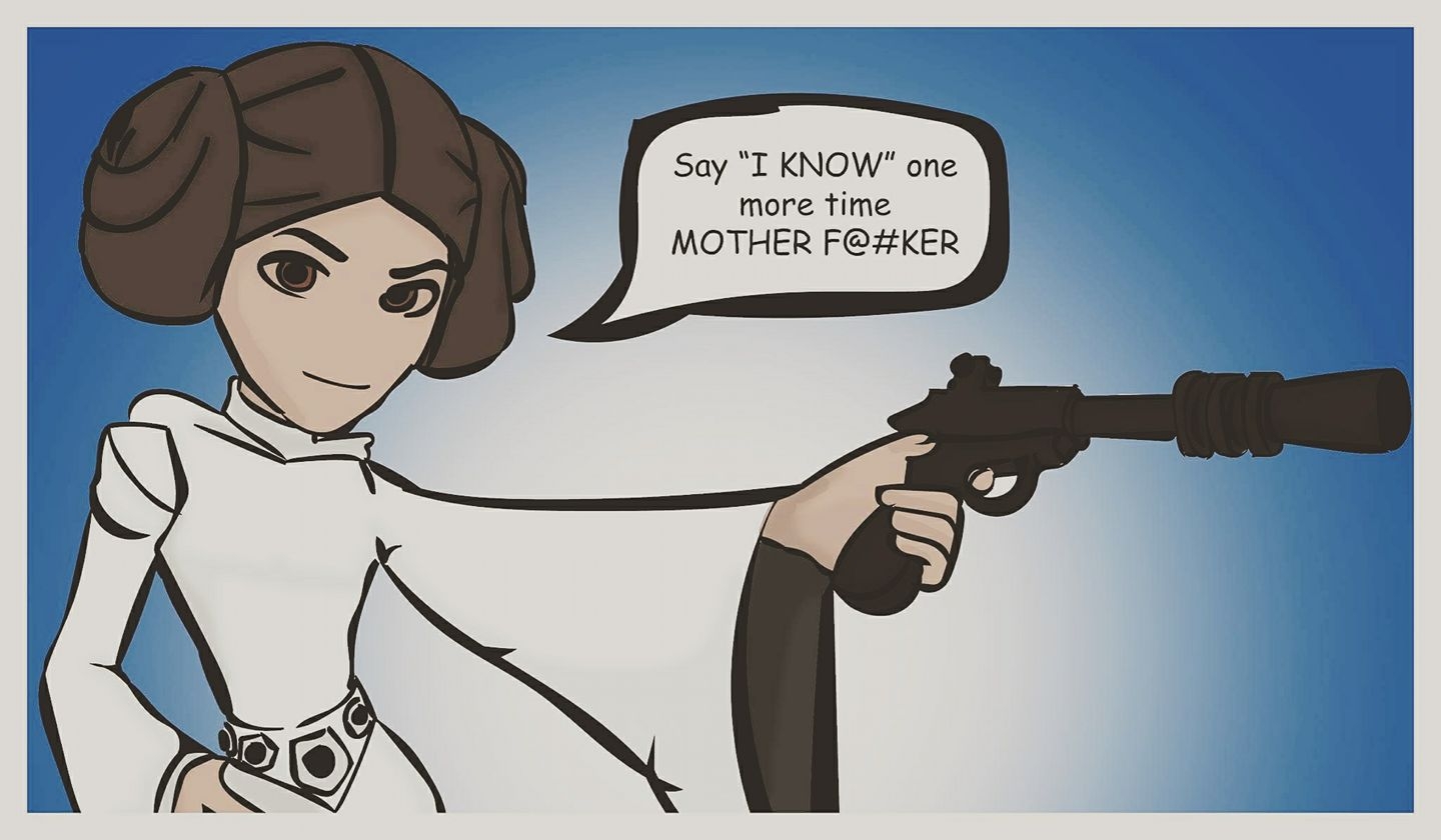 May the Force be with a man who docent say I love you Back