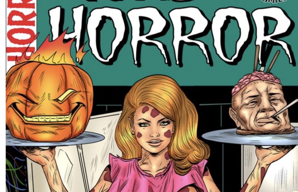 (Contents Contain nudity ) Get you Trick and Treat Cover of Tomb of Horror Vol 3 Horror Anthology  .  .  .