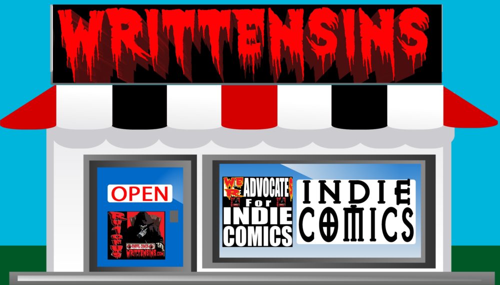 The WrittenSiNs ONLINE INDIE COMICS MEGA STORE is now OPEN