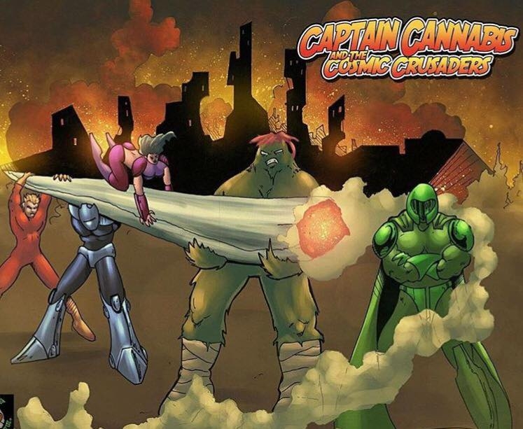 Captain Cannabis and the Cosmic Crusaders now on Amazon