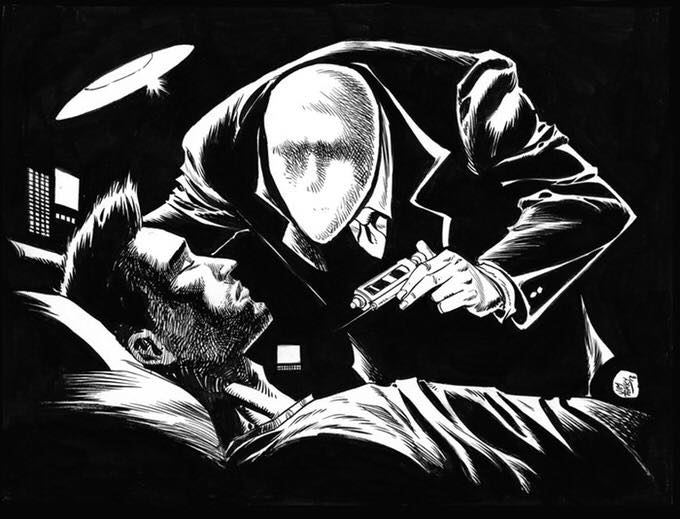 Spooky art of the Day  from Caleb Thusat Nosferatu/Alter-Life by Jim Terry. Throw Back Thread