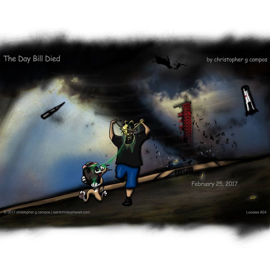 Spooky art of the Day by  Chris Campos