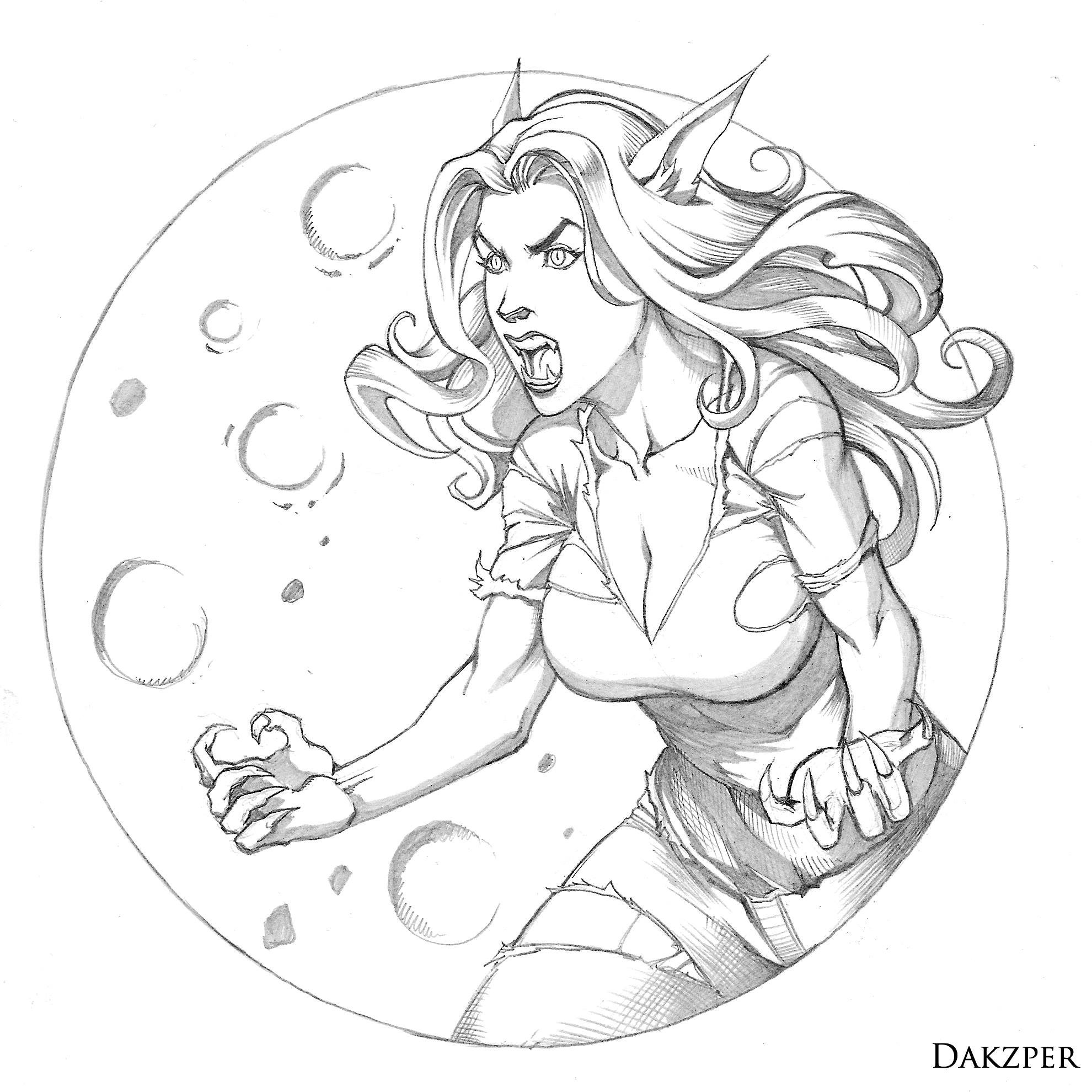 Spooky art of the Day by Damián Avilés,