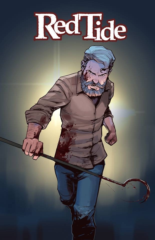 Red Tide is a crime comic about Trevor Alley and his fight to survive on Buckshead Island,