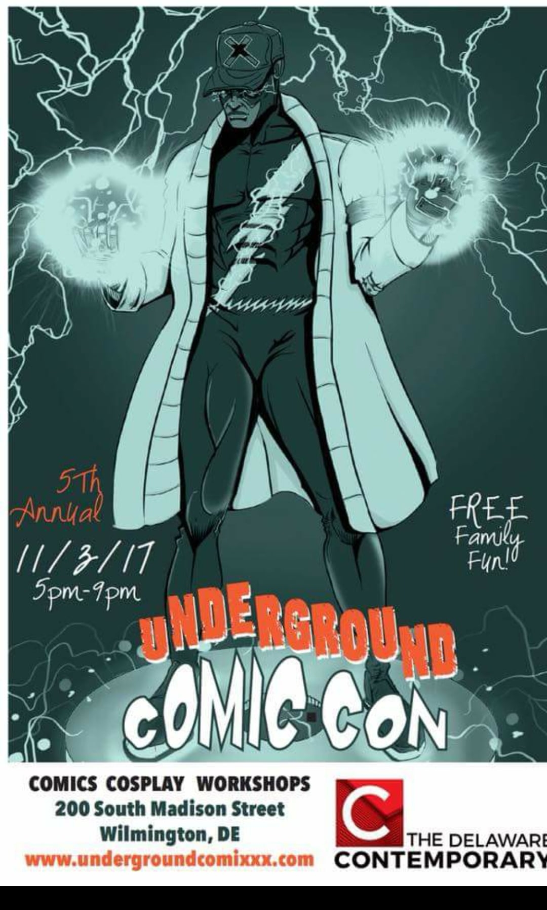 George Coleman Adamek Jr. talk about Creating Comic on Nov. 3 at the Underground Comic Con