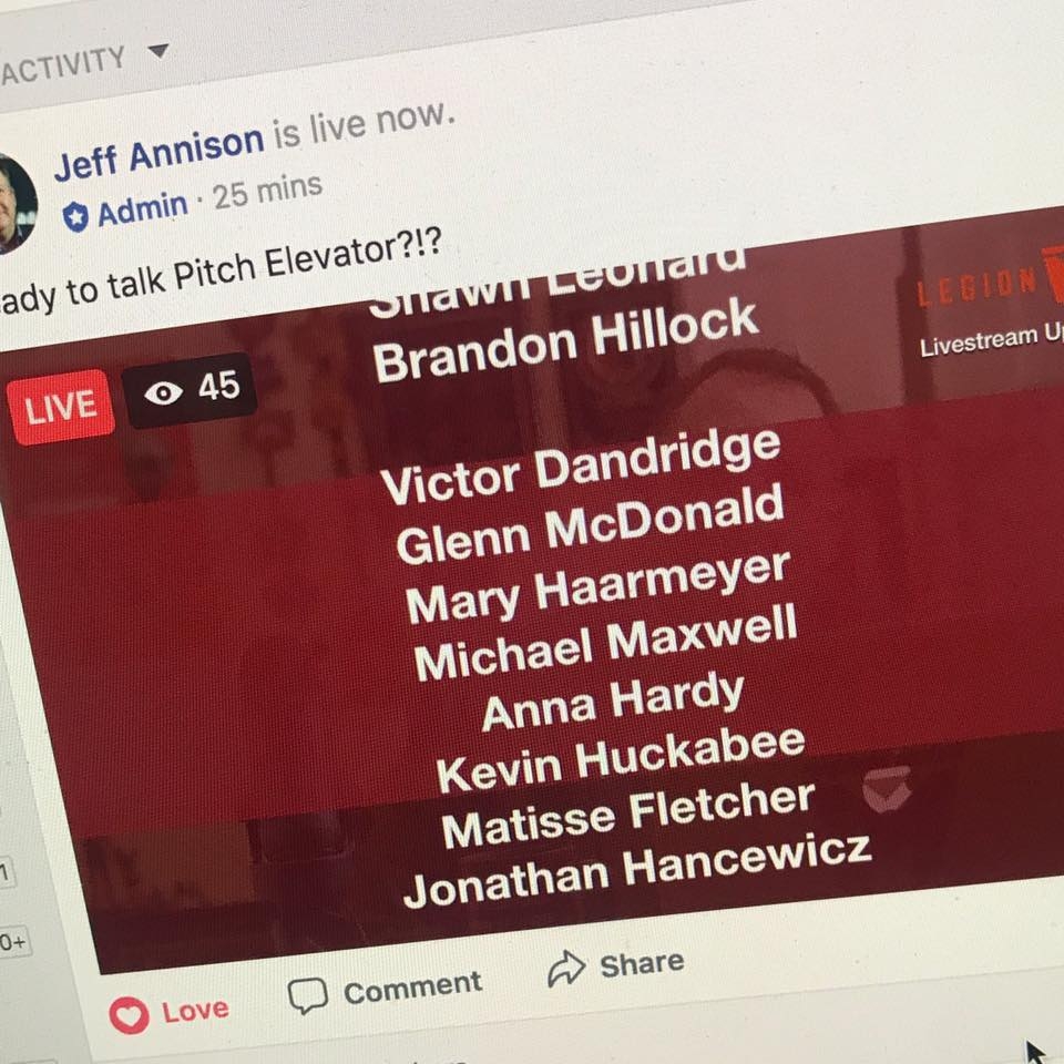 Happy Birthday to The HARDEST WORKING MAN IN COMICS:: Victor Dandridge has Moved on in the Legion M Elevator pitch program  .