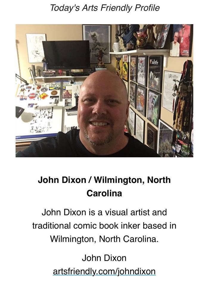 Go to Artsfriendly.com/John Dixon and check it out.