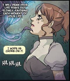 November’s Art of the DAY is all about Characters:  Madeleine Holly-Rosing shows off Caitlin O’Sullivan from Boston Metaphysical Societ