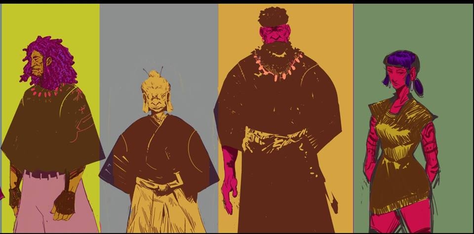 In December our A.T.D gives you the gift of Characters: Marcel Dupree 4 of the 5 Blades