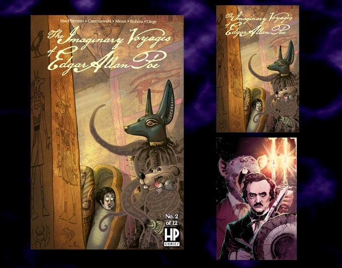 Imaginary Voyages of Edgar Allan Poe #2 KS Exclusive Edition time on Kickstarter is almost over act fast