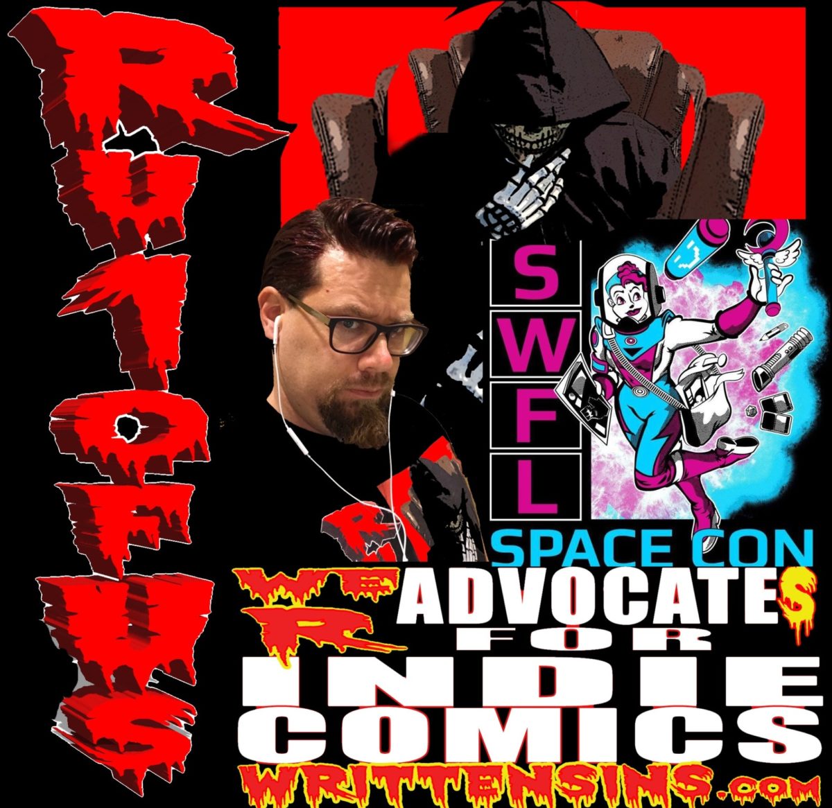 COMIC CON HIGHWAY FLORIDA EXIT:  Fort Myers, MR ANdersin and WrittenSiNs: A Written SiNs Adopted Home Show, SWFL SPACE COMIC CON June 16-17  -WrittenSiNs.com and MR Andersin Show  .  .